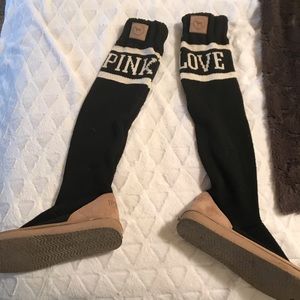 Victoria secret long booties!